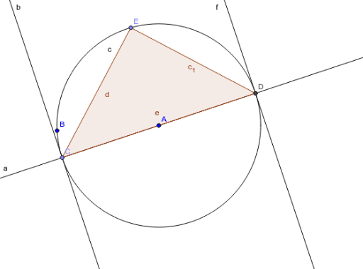 Теорема на Талес – GeoGebra