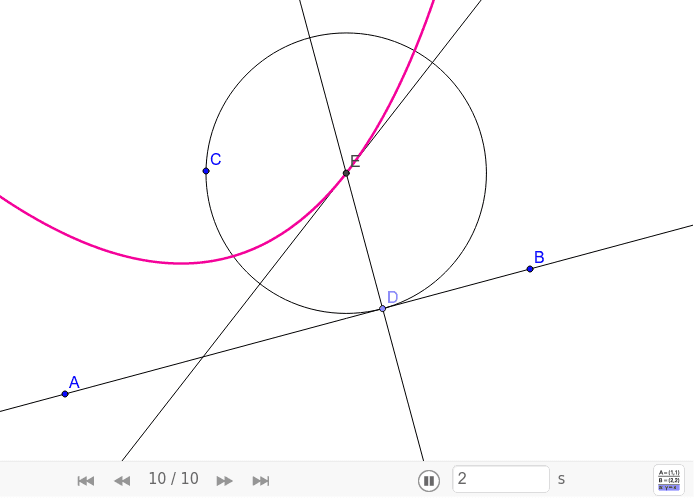 GeoGebra Applet