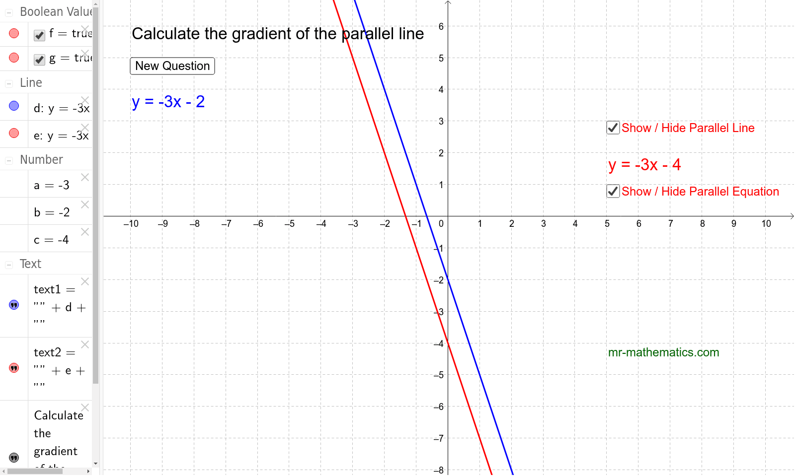 GeoGebra Applet