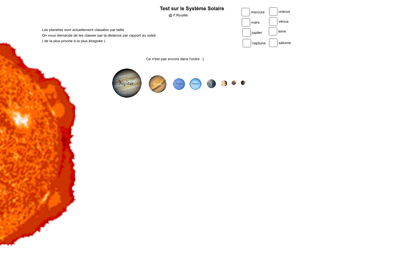 Test Systeme Solaire Geogebra