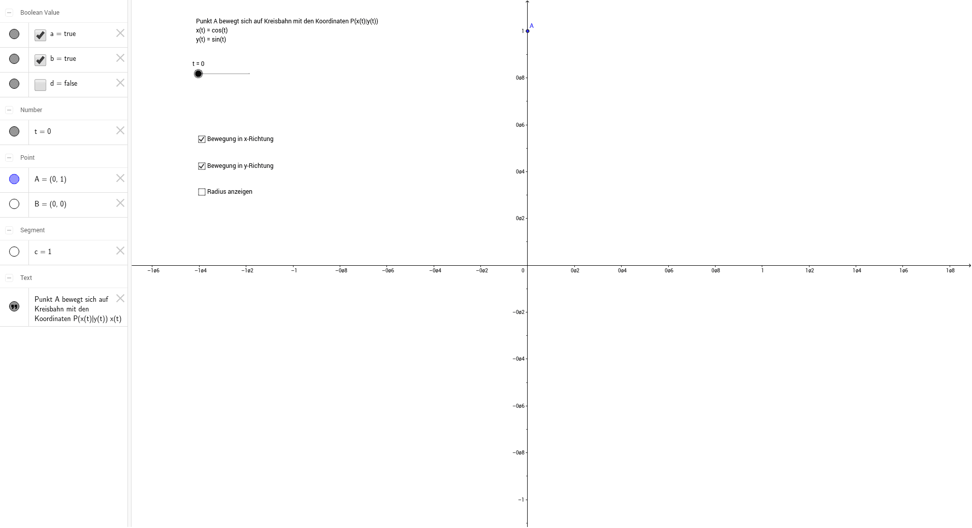 GeoGebra Applet