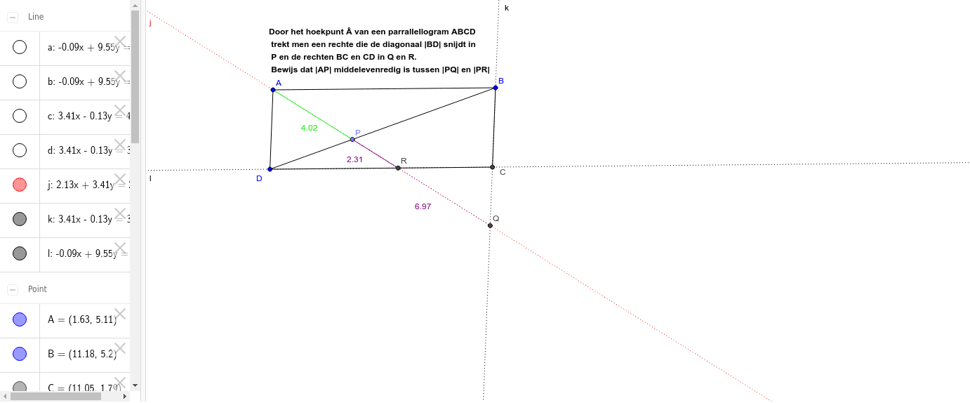 GeoGebra Applet