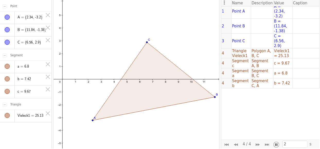 GeoGebra Applet