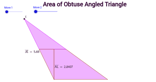 Obtuse Triangle Area Formula