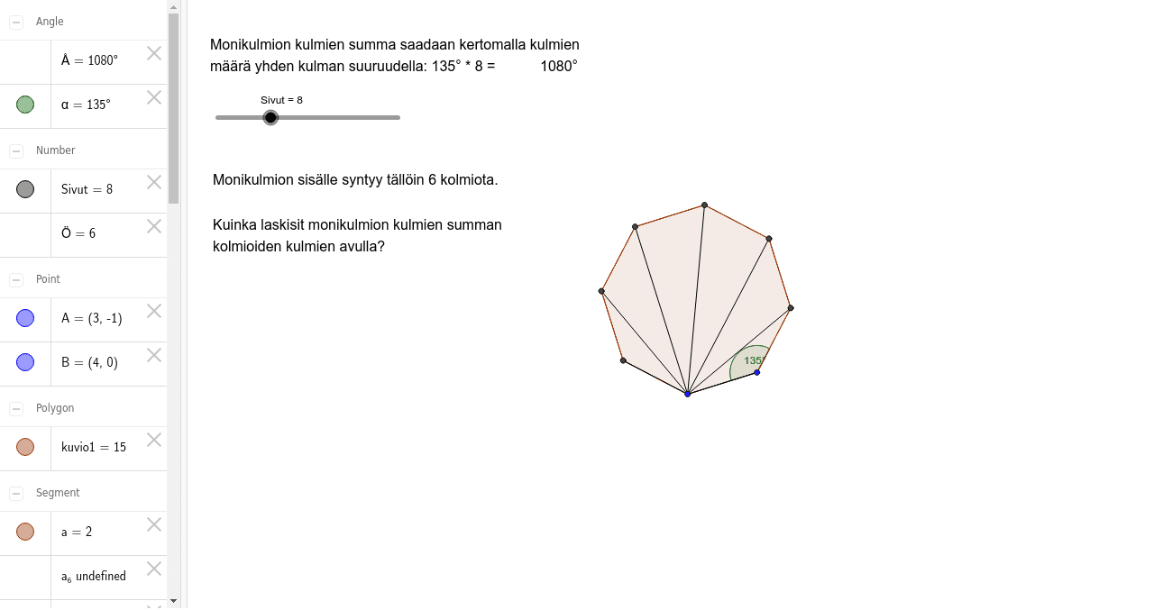 GeoGebra Applet