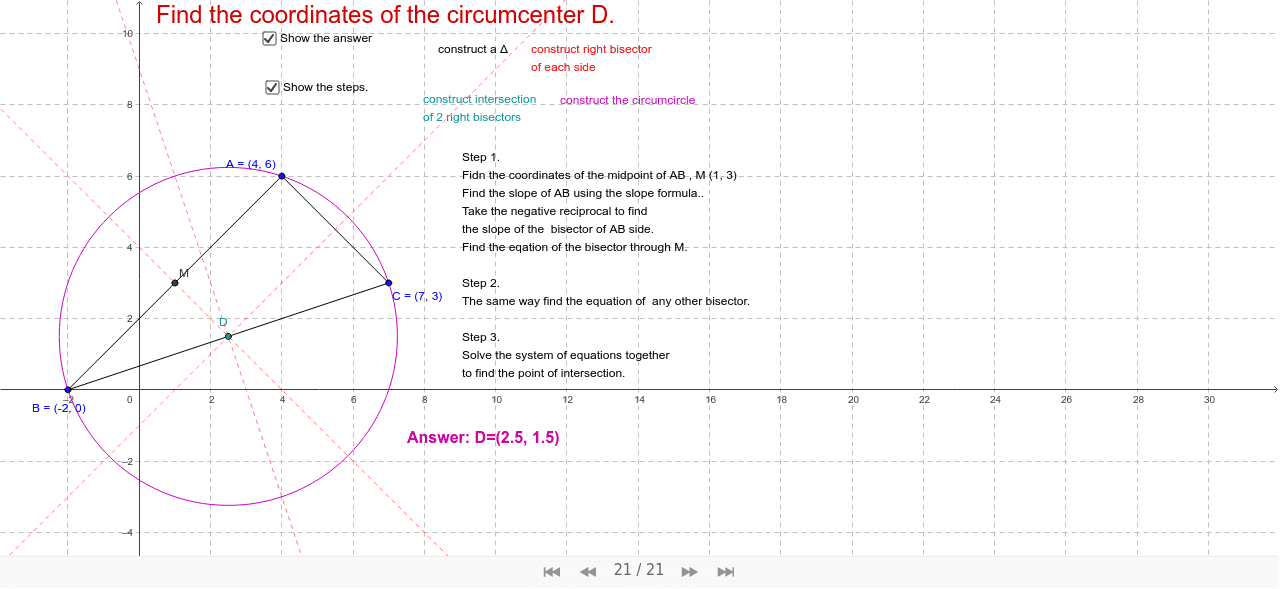 GeoGebra Applet