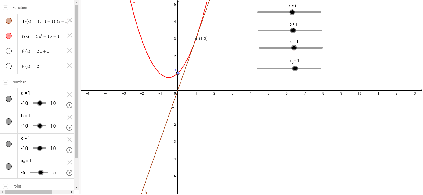 GeoGebra Applet