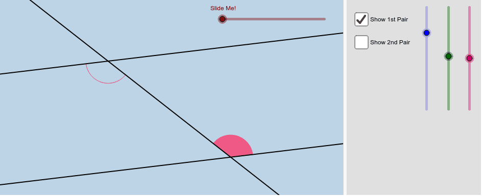 Alternate Interior Angles Theorem Geogebra