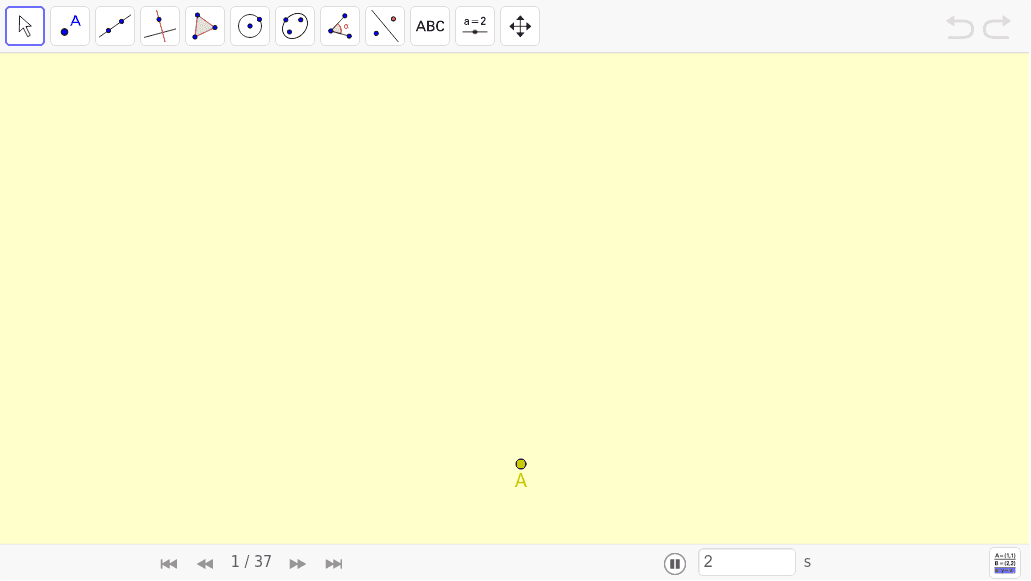 GeoGebra Applet