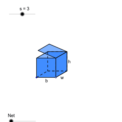 Discover 2D shapes NETS! GeoGebra