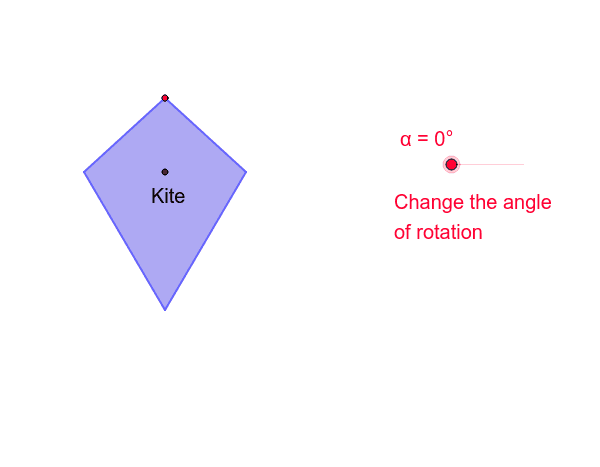 Rotational Symmetry Kite GeoGebra