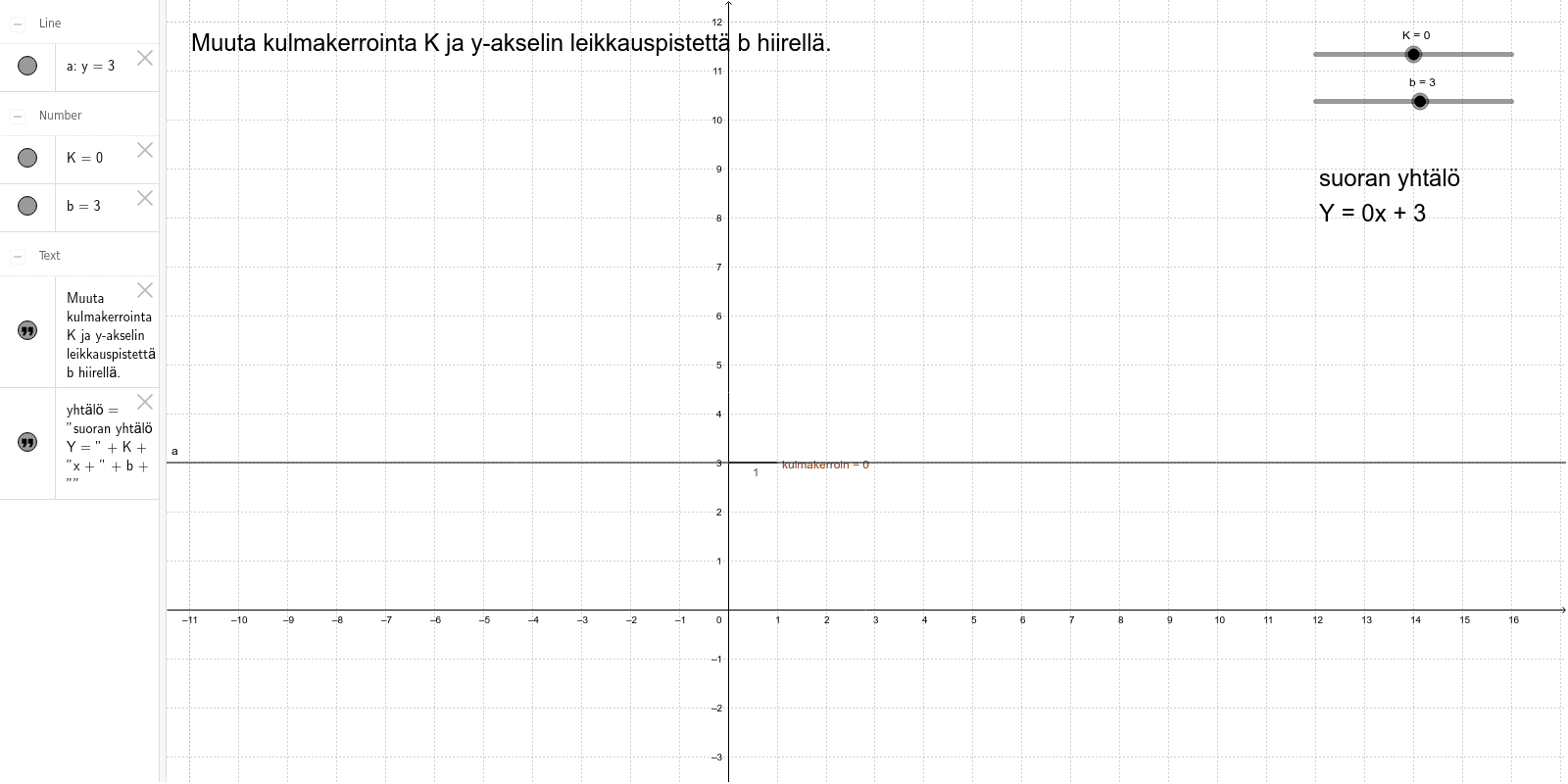 GeoGebra Applet