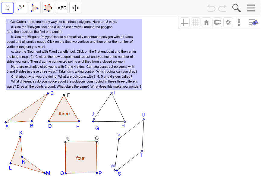 GeoGebra Applet