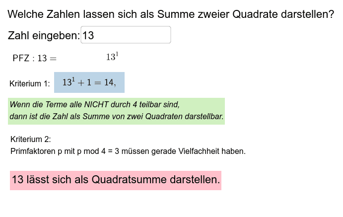 GeoGebra Applet