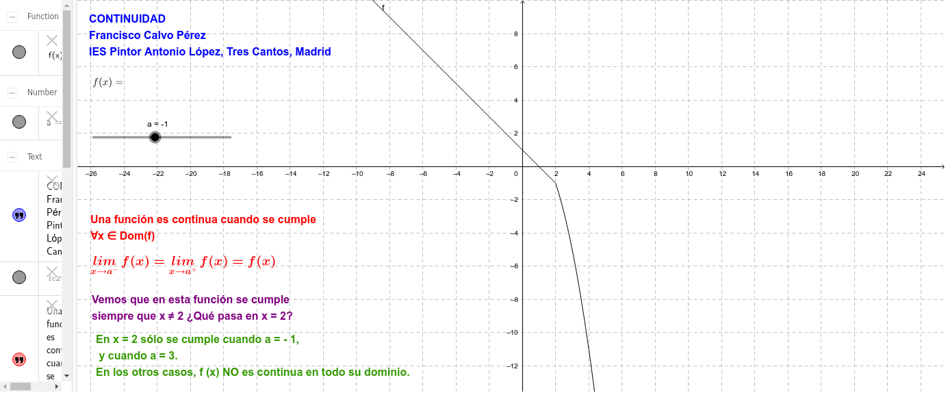 GeoGebra Applet