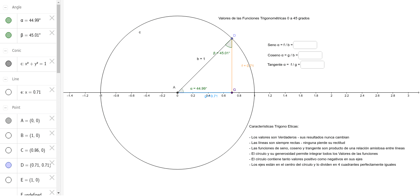 GeoGebra Applet