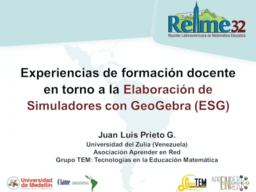 Experiencias de formación docente en torno a la ESG