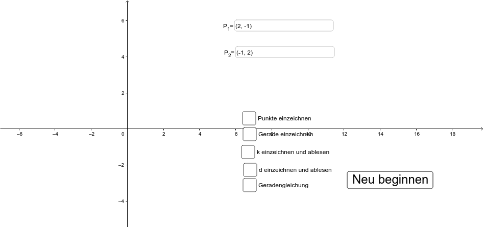 GeoGebra Applet