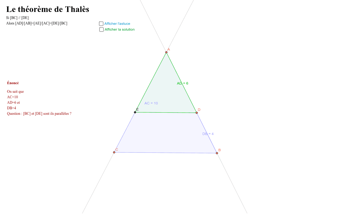 GeoGebra Applet