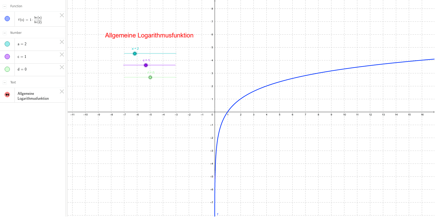 GeoGebra Applet