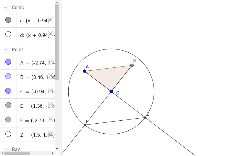 GeoGebra Applet