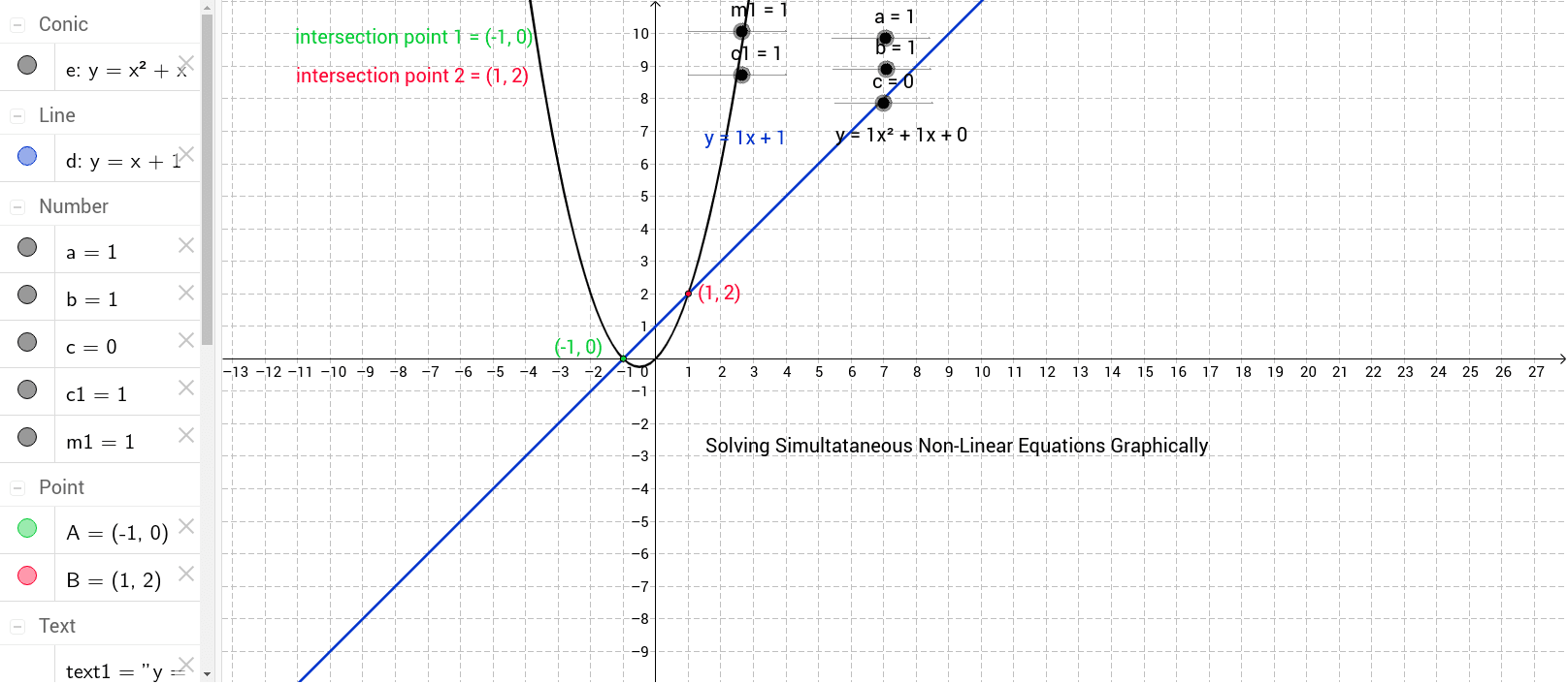 GeoGebra Applet