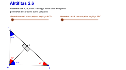 Kesebangunan Pada Segitiga Siku Siku Geogebra My Xxx Hot Girl