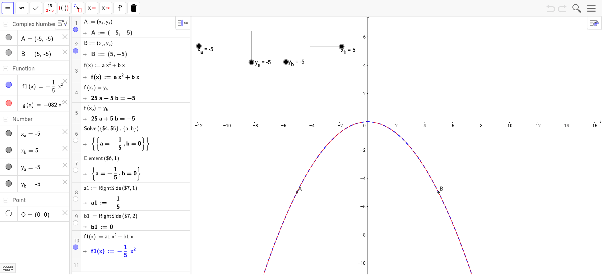 GeoGebra Applet
