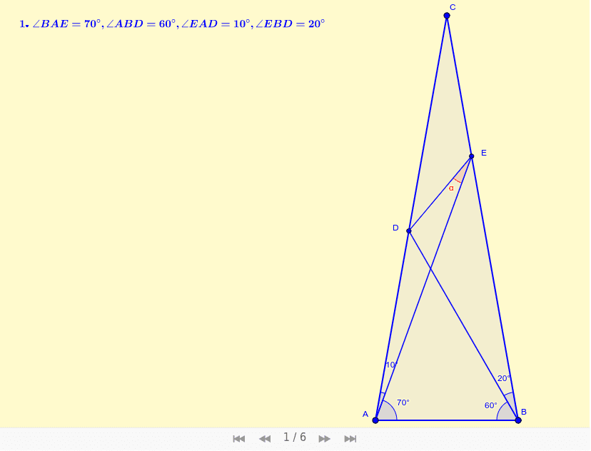 GeoGebra Applet