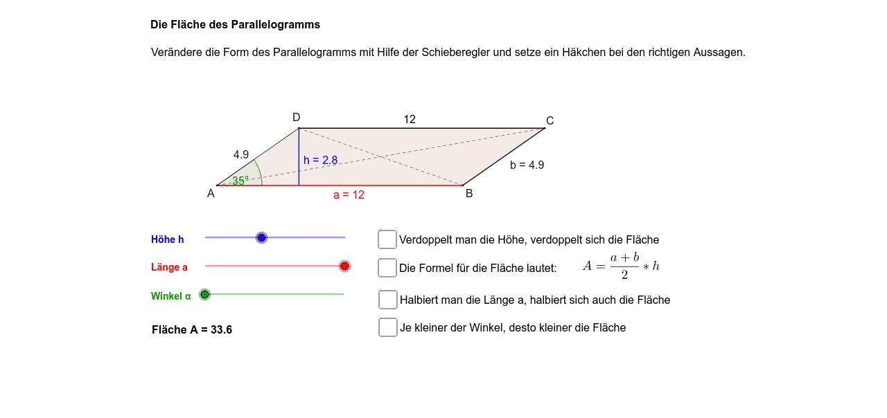 GeoGebra Applet