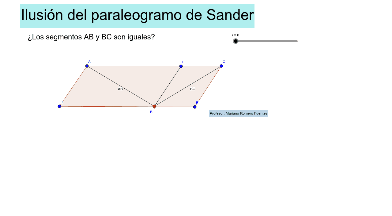 GeoGebra Applet