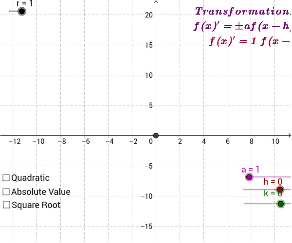 GeoGebra Applet