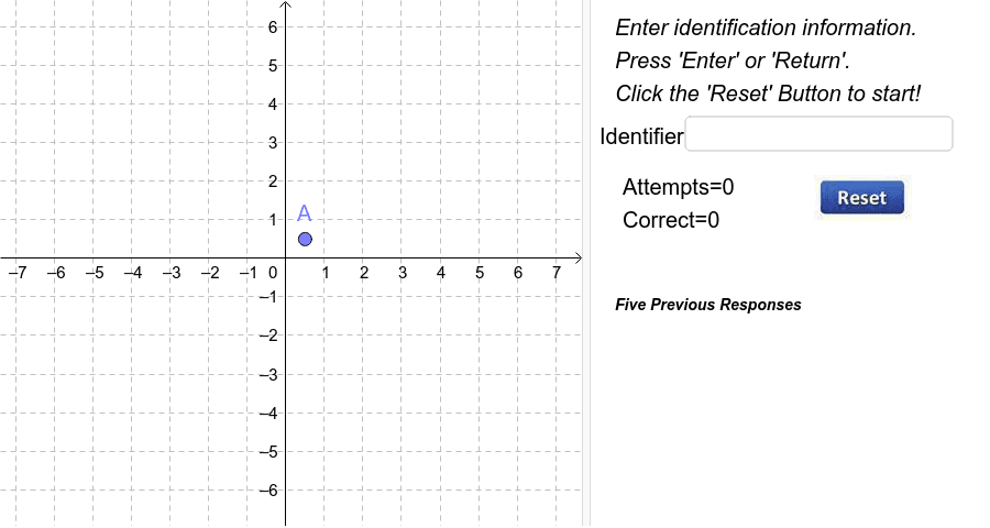 Plot Points in the Coordinate Plane – GeoGebra