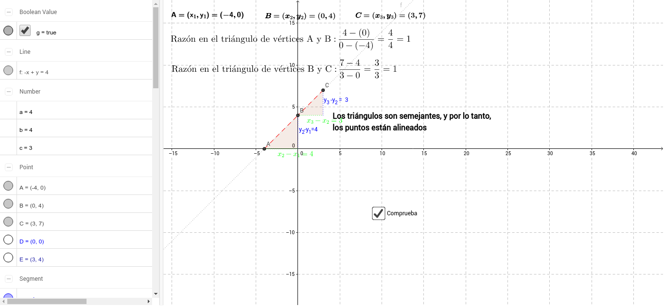 GeoGebra Applet