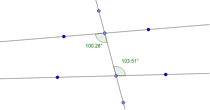 Alternate Interior Angles Converse Theorem Geogebra