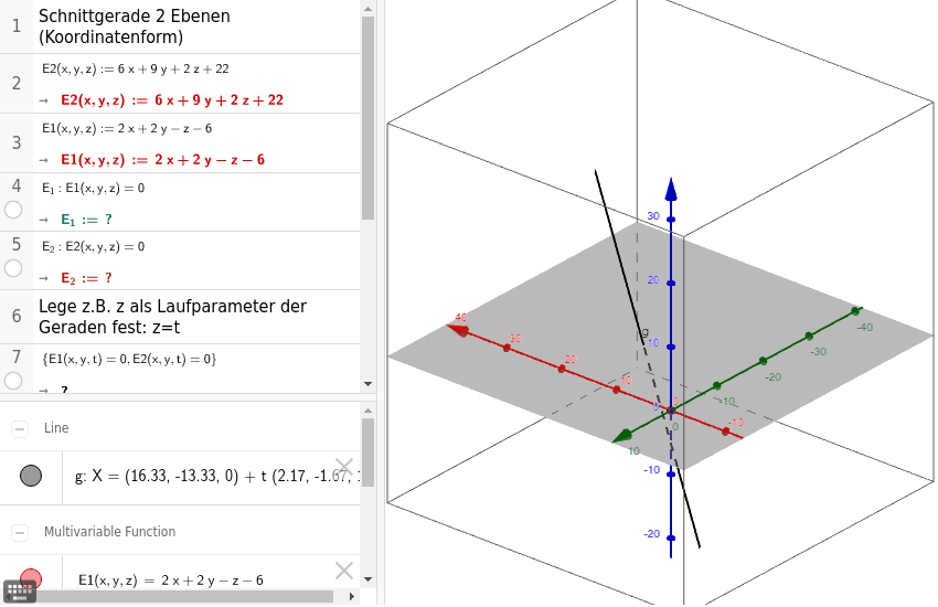 GeoGebra Applet