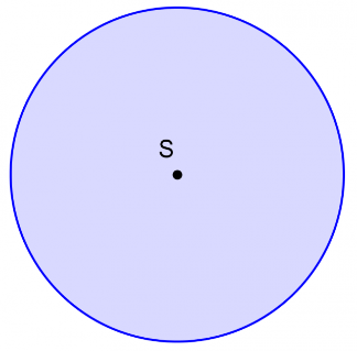 In geometria, curva piana chiusa costituente il luogo dei punti del piano equidistanti da un punto fisso detto [i]centro[/i]; si ottiene intersecando un cono retto indefinito con un piano perpendicolare al suo asse; la superficie da essa racchiusa è il [i]cerchio[/i]. La distanza da qualsiasi punto della circonferenza dal centro si definisce raggio, mentre il doppio del raggio è detto diametro.
Il raggio dunque è un segmento che è costante e non subisce alcuna variazione di misura "collegandolo" dal centro a un qualsiasi punto della circonferenza.
Le circonferenze sono curve chiuse semplici, che dividono il piano in una superficie interna ed una esterna, infinita. La superficie del piano contenuta in una circonferenza, insieme alla circonferenza stessa, prende il nome di cerchio. Una circonferenza è inoltre un particolare caso di simmetria centrale, dal momento che tutti i punti della circonferenza sono equidistanti dal centro della stessa. La formula per trovare la Circonferenza è:
C=[math]2\pi r[/math]