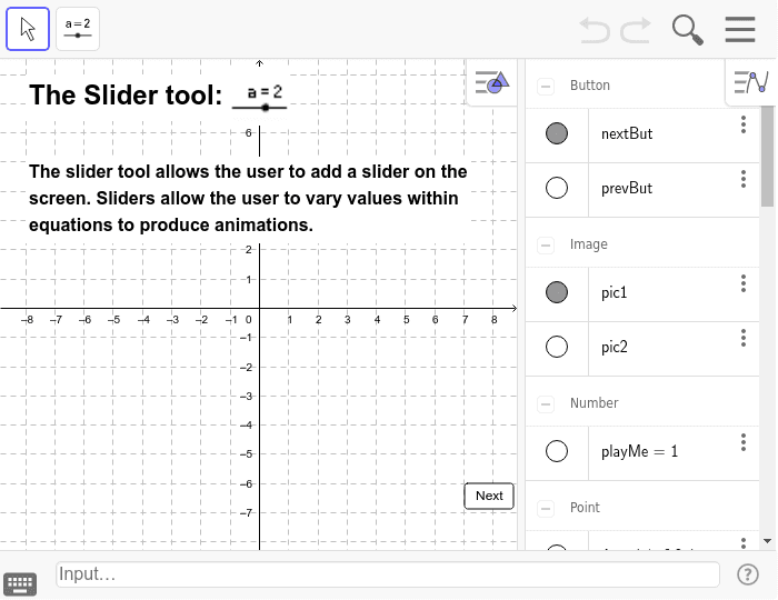 GeoGebra Applet
