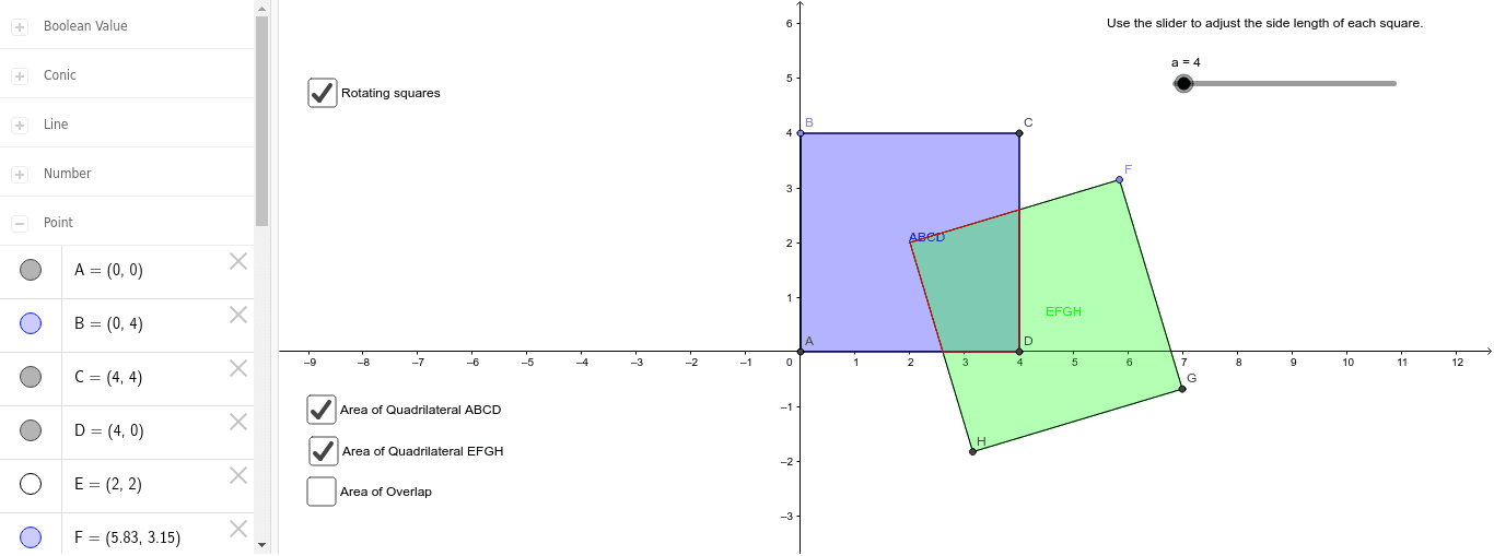 GeoGebra Applet