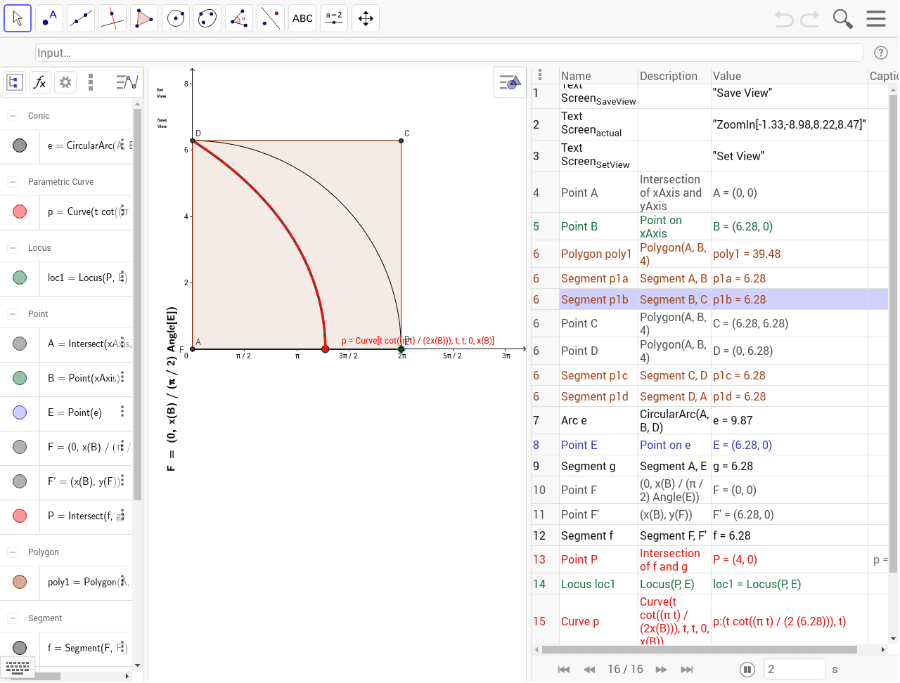 GeoGebra Applet