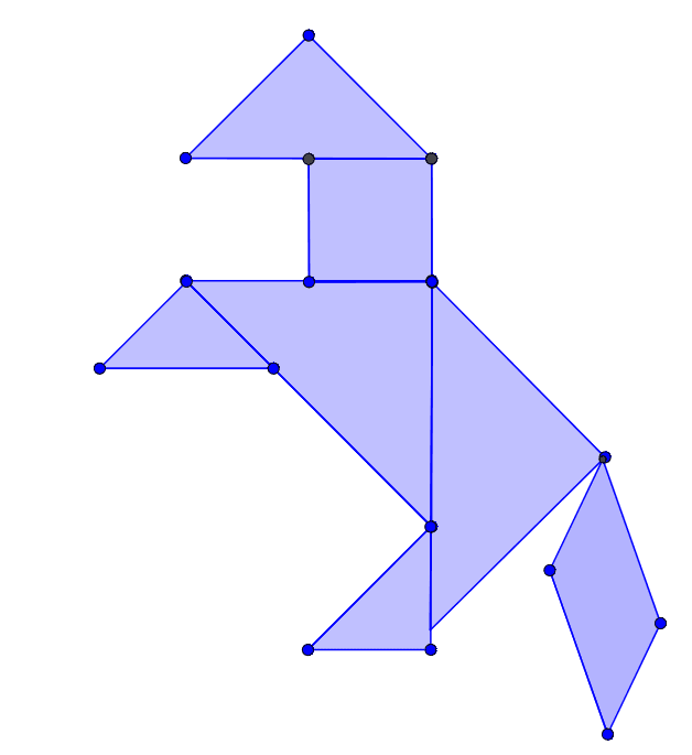 Tangram de caballo discount