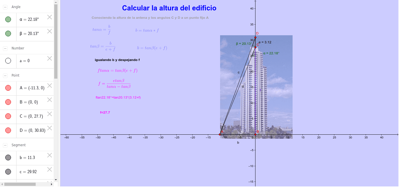 GeoGebra Applet