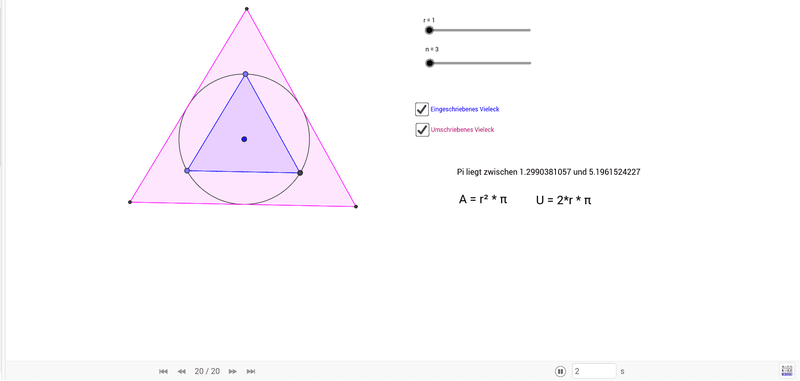 GeoGebra Applet