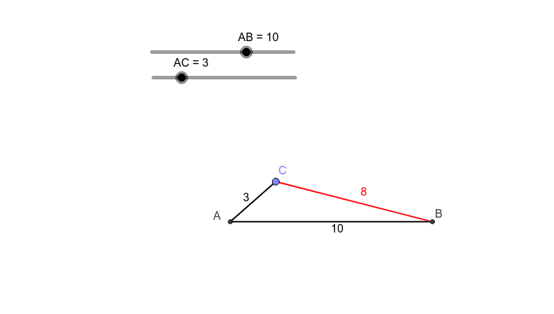 Triangle Inequality Theorem again