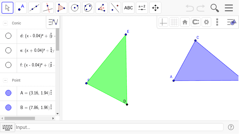 GeoGebra Applet
