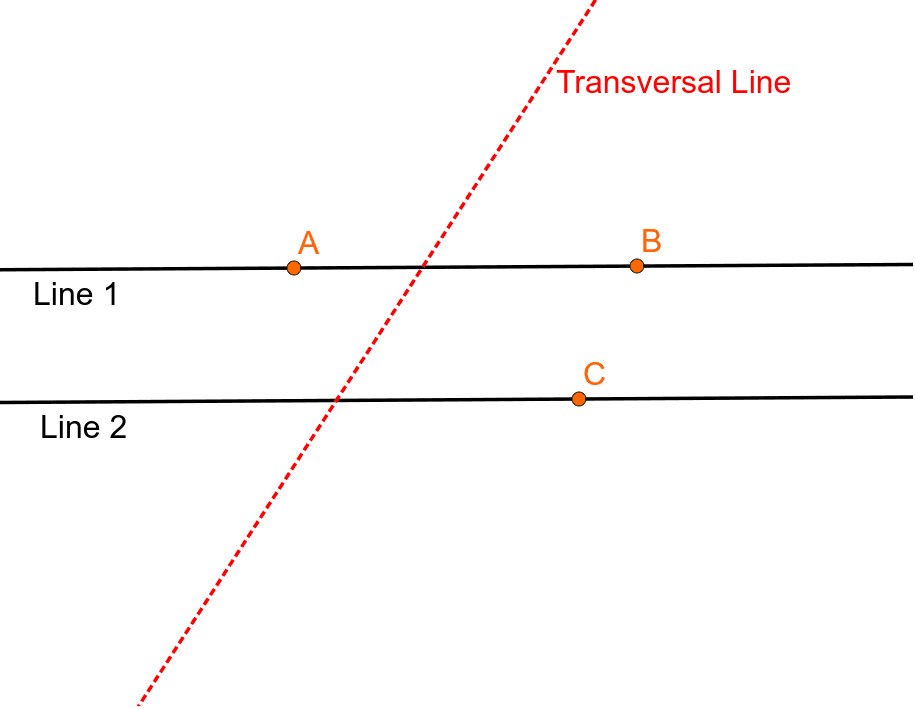 Transversal Line GeoGebra