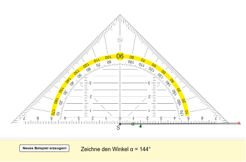 Winkel zeichnen – GeoGebra