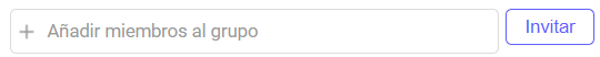 Mediante el nombre de usuario o email [el profesor/a invita a los alumnos a formar parte del grupo]