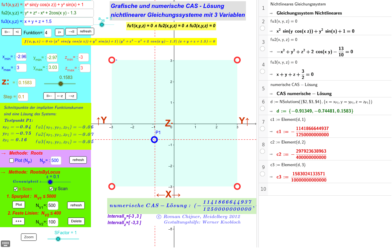 GeoGebra Applet