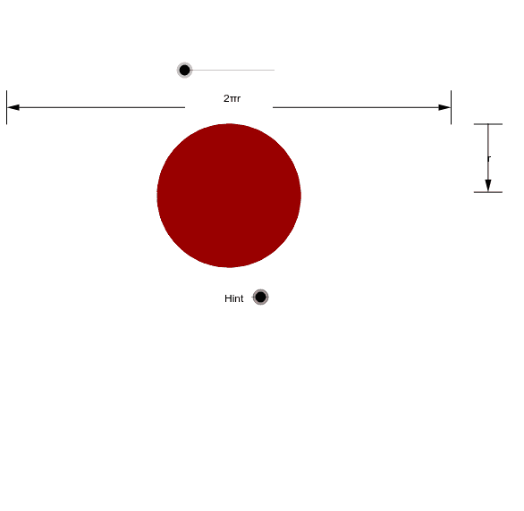 Animation for the area of a circle